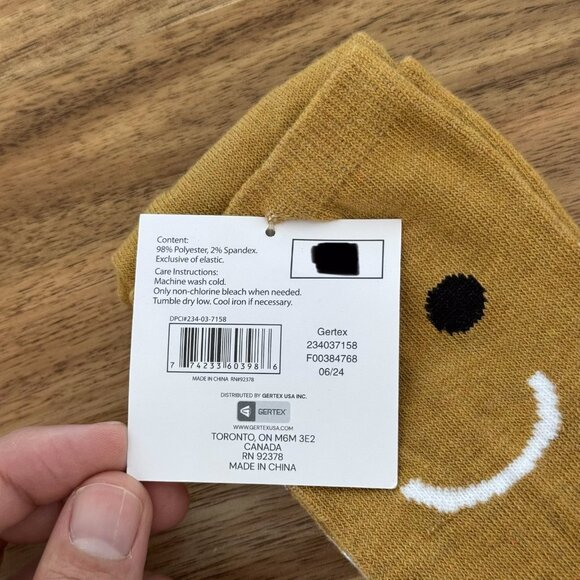 NEW GERTEX GINGERBREAD MAN LOUNGE SOCKS WOMEN’S SHOE SIZE 6-12 CHRISTMAS HOLIDAY - Picture 4 of 4